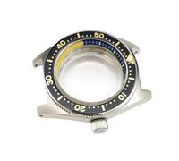 ROUHO 40mm Vintage Watch Case, Fits NH35 NH36 Automatic Movement 28.5mm Dial, Stainless Steel Retro Diver's Watch Modification Kit for Seiko Prospex 62MAS Re-Creation-# 5