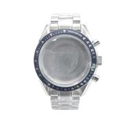 ROUHO 40mm Vintage Watch Modification Kit Fits VK63 Quartz Movement 32.5mm Dial, Acrylic Lens Stainless Steel Watch Modding Case for Omega Speedmaster-B 10