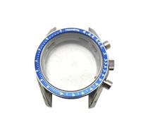 ROUHO 40mm Vintage Watch Modification Kit Fits VK63 Quartz Movement 32.5mm Dial, Acrylic Lens Stainless Steel Watch Modding Case for Omega Speedmaster-A 8