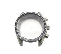ROUHO 40mm Vintage Watch Modification Kit Fits VK63 Quartz Movement 32.5mm Dial, Acrylic Lens Stainless Steel Watch Modding Case for Omega Speedmaster-A 7