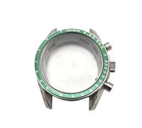 ROUHO 40mm Vintage Watch Modification Kit Fits VK63 Quartz Movement 32.5mm Dial, Acrylic Lens Stainless Steel Watch Modding Case for Omega Speedmaster-A 11