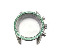 ROUHO 40mm Vintage Watch Modification Kit Fits VK63 Quartz Movement 32.5mm Dial, Acrylic Lens Stainless Steel Watch Modding Case for Omega Speedmaster-A 10