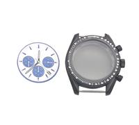 ROUHO 40mm Vintage Watch Modification Kit Fits VK63 Quartz Movement, Screw-Down Crown Watch Custom Set for Rolex Daytona-L: Mod Case + Dial