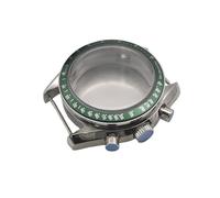 ROUHO 40mm Vintage Watch Modification Kit Fits VK63 Quartz Movement, Screw-Down Crown Watch Custom Set for Rolex Daytona-H: Mod Case