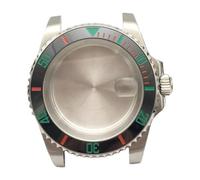 ROUHO 40mm Watch Case Kit Compatible with Miyota 8215/8200 8205 Mingzhu 2813 ETA 2836 Movement,Replacement Watch Modding Case Part for Rolex Submariner-#6