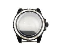 ROUHO 40mm Watch Case Sapphire Glass 28.5 Dial Stainless Steel Diver's Watch Mod Parts for Rolex Submariner GMT-Flat Fits 8215 Movement