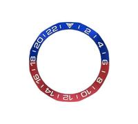 ROUHO 41.5mm Alloy Watch Bezel Insert Replacement Metallic Ring Component Sloped Timepiece Face Inlay 33mm for TAG Heuer - A2
