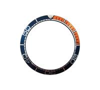 ROUHO 42mm Aluminium Watch Bezel Insert Replacement Alloy Ring Component Sloped Timepiece Face for Omega Seamaster Planet Ocean 600M-A9