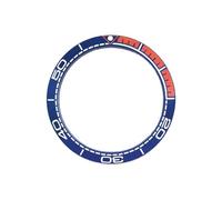 ROUHO 42mm Ceramic Watch Bezel Insert Replacement Ceramic Ring Component Polished Timepiece Face Inlay 34mm for Omega Seamaster Planet Ocean 600M - A18