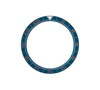 ROUHO 42mm Ceramic Watch Bezel Insert Replacement Ceramic Ring Component Polished Timepiece Face Inlay 34mm for Omega Seamaster Planet Ocean 600M - A6