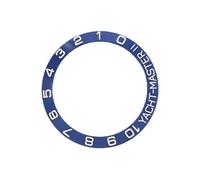 ROUHO 42mm Ceramic Watch Bezel Insert Replacement Polished Ring Component Custom Timepiece Face Inlay 38.5mm for Rolex Yacht-Master II-A1 40 * 31.7mm