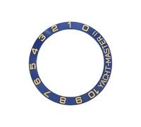 ROUHO 42mm Ceramic Watch Bezel Insert Replacement Polished Ring Component Custom Timepiece Face Inlay 38.5mm for Rolex Yacht-Master II-A2 42 * 33.2mm