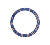 ROUHO 42mm Ceramic Watch Bezel Insert Replacement Polished Ring Component Custom Timepiece Face Inlay 38.5mm for Rolex Yacht-Master II-A3 38 * 30.5mm