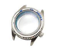 ROUHO 42mm Chapter Ring Watch Case, Fits NH35 NH36 Movement 3.8 O'clock Crown, Replacement Diver's Watch Modification Kit for Seiko SKX007-F