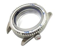 ROUHO 42mm Chapter Ring Watch Case, Fits NH35 NH36 Movement 3.8 O'clock Crown, Replacement Diver's Watch Modification Kit for Seiko SKX007-A
