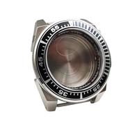 ROUHO 42mm Geometric Diver Watch Case, Fits NH35 NH36 Movement Screw-Down Crown, Chapter Ring Replacement Watch Modification Kit for Seiko Prospex Samurai-D