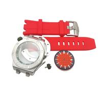 ROUHO 42mm Octagonal Bezel Watch Case Rubber Band Dial Kit, Fits NH35/36 Movement, Watch Modification Set for Audemars Piguet Royal Oak Offshore-E