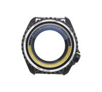 ROUHO 42mm Stainless Steel Diver Watch Case, Compatible with NH35 NH36 4R 7S Movement, Replacement 28.5mm Dial Watch Modification Kit for Seiko SKX007 / SKX009-A 7