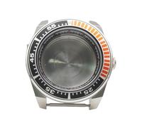ROUHO 42mm Stainless Steel Diver Watch Case, Fits NH35 NH36 Movement 28.5mm Dial, Aluminium Bezel Watch Modification Kit for Seiko Prospex Samurai