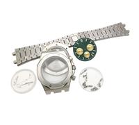 ROUHO 42mm Watch Full Build Kit, Octagonal Watch Case for VK63 Quartz Movement, Integrated Bracelet Dial with Clock Hands Watch Modification Kit for Audemars Piguet Royal Oak-G