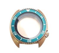ROUHO 45mm Cushion Shaped Automatic Diver's Watch Case, Fits NH35 NH36 Movement, Sapphire Glass Retro Replacement Watch Modification Kit for Seiko Prospex Turtle-C 7