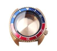 ROUHO 45mm Cushion Shaped Automatic Diver's Watch Case, Fits NH35 NH36 Movement, Sapphire Glass Retro Replacement Watch Modification Kit for Seiko Prospex Turtle-C 15