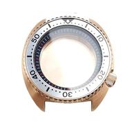 ROUHO 45mm Cushion Shaped Automatic Diver's Watch Case, Fits NH35 NH36 Movement, Sapphire Glass Retro Replacement Watch Modification Kit for Seiko Prospex Turtle-C 13