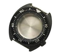 ROUHO 45mm Cushion Shaped Automatic Diver's Watch Case, Fits NH35 NH36 Movement, Sapphire Glass Retro Replacement Watch Modification Kit for Seiko Prospex Turtle-B 1