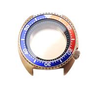 ROUHO 45mm Cushion Shaped Automatic Diver's Watch Case, Fits NH35 NH36 Movement, Sapphire Glass Retro Replacement Watch Modification Kit for Seiko Prospex Turtle-C 3