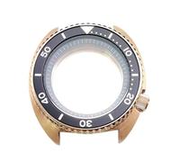 ROUHO 45mm Cushion Shaped Automatic Diver's Watch Case, Fits NH35 NH36 Movement, Sapphire Glass Retro Replacement Watch Modification Kit for Seiko Prospex Turtle-C 6