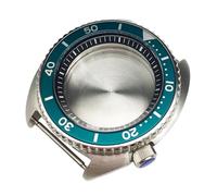 ROUHO 45mm Replacement Diver Watch Case, Fits NH35/36 Movement 28.5mm Dial, 3.8 Crown Position Solid Back Watch Modification Set for Seiko SKX007-F