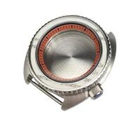 ROUHO 45mm Stainless Steel Retro Diver Watch Case Kit, Fits NH35 NH36 Movement, Screw-Down Crown Watch Housing Case for Seiko Prospex SKX007