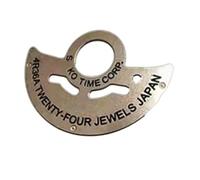ROUHO 7S26 7S36 4R35 4R36 NH35 NH36 Movement Guard Automatic Hammer Metal Flake Watches Repair Parts for Se-Iko SKX007 SKX009 SKX011 SKX171 SKX173 SPRD-4R36A Silver