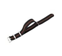 ROUHO Adjustable 22mm Watch Strap Elastic Nylon- Stretchable & Soft Replacement Watch Band for Tudor Black Bay Red M79220R-#6