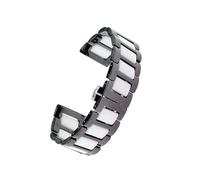 ROUHO Adjustable Ceramic Watch Strap Universal Watch Strap Deployment Watch Buckle Bracelets-#4 20mm