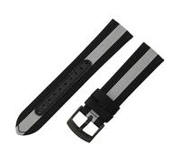 ROUHO Breathable Fabric Replacement Wristband Comfortable Woven Nylon Watch Band for Armani AR1948 1968 1918-20mm