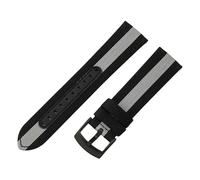ROUHO Breathable Fabric Replacement Wristband Comfortable Woven Nylon Watch Band for Armani AR1948 1968 1918-22mm