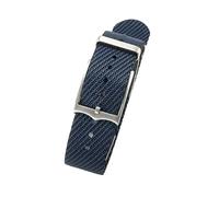 ROUHO Classic 22mm Nylon Watch Band Soft & Comfortable Quick Dry Replacement Watch Strap for Tudor Black Bay Red-#7