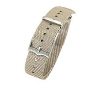 ROUHO Classic Striped Nylon Watch Strap Breathable & Durable Replacement Watch Band for Tudor Black Bay Red-#2 20mm