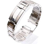 ROUHO Constant Motion 304L Strap Steel Band 20 21Mm Steel Bracelet For Most Luxury Brand Watch-Silver 21mm
