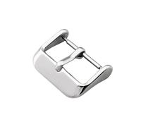 ROUHO Deployment Watch Clasp Stainless Steel Push-Button Release Watch Butterfly Buckle for Longines Master Conquest Presence-A2 18mm