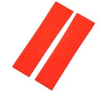 ROUHO Durable Rubber Watch Strap Flexible Silicone Sports Watch Replacement Wristband for Breitling Avenger Superocean-Red 20mm