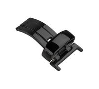 ROUHO Durable Stainless Steel Folding Watch Buckle Premium Polished Replacement Deployment Clasp for Tissot-Black 12mm