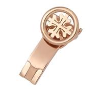 ROUHO Folding Buckle Watch Accessories Quick Release Stainless Steel Watch Clasp for Patek Philippe-Rose Gold 18mm