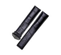 ROUHO Genuine Leather Watch Strap Calfskin Watch Band 19mm 20mm 22mm Stainless Steel Deployment Clasp Matte for TAG Heuer - A2 22mm