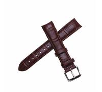 ROUHO Genuine Leather Watch Strap Replacement Watch Accessories Soft Watchband for TIS-SOT T035 1853-Brown 20mm