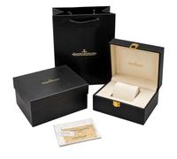ROUHO Leather Watch Storage Box Timepiece Holder with Compact Holder Form and Padded Cushion Slot for Jaeger-LeCoultre
