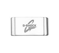 ROUHO Metal Watch Band Keeper Loops - Smart Watch Replacement Retainer Accessories for Casio G-Shock 5600 6900 110 GW-9400-Silver 18mm