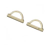 ROUHO Metal Watch Bands Connector Kit Stainless Steel Adapter DIY Replacement Smartwatch Strap Accessories-Gold 14mm