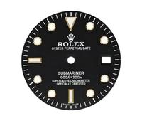 ROUHO Metal Watch Face 8200 8205 Movement Luminous 29mm Date Window Stainless Steel Watch Dial Modding Spare for Rolex Submariner - A1
